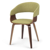 Lowell - Bentwood Dining Chair - Acid Green / Dark Brown B136P158829