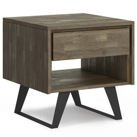 Lowry - End Table - Distressed Grey B136P158849