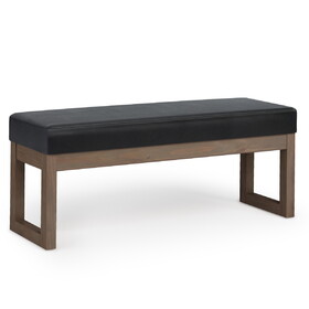 Milltown - Large Ottoman Bench - Midnight Black B136P159080