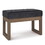 Milltown - Footstool Small Ottoman Bench - Distressed Black B136P159084