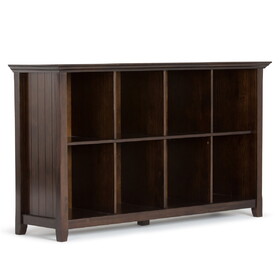 Acadian - 8 Cube Storage Sofa Table - Brunette Brown B136P159410