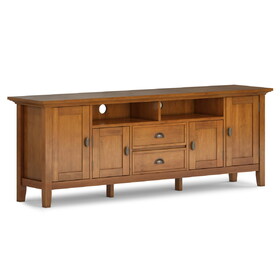Redmond - 72" TV Media Stand - Light Golden Brown B136P159541
