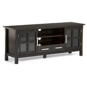 Kitchener - 60" Wide TV Media Stand - Hickory Brown B136P159554