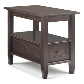 Warm Shaker - Narrow Side Table - Tobacco Brown B136P159662