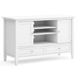 Warm Shaker - TV Media Stand - White B136P159674
