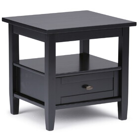 Warm Shaker - End Table - Black B136P159701