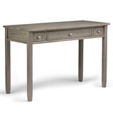 Warm Shaker - Desk - Distressed Grey B136P159731