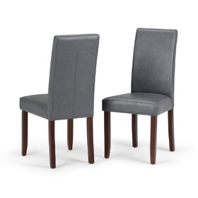 Acadian - Parson Dining Chair (Set of 2) - Stone Grey B136P159797