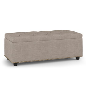 Hamilton - Lift Top Rectangular Storage Ottoman - Natural B136P159940