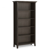 Amherst 36 inch Solid Wood 5 Shelf Bookcase in Hickory Brown B136P238613