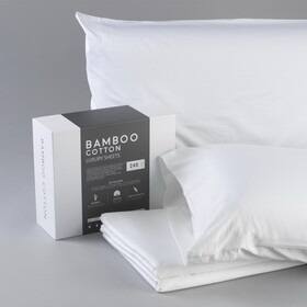 King Split Head Bamboo Cotton Sheets B180P172132