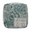 Ocean Square Pouf, Teal and Beige B181P162903