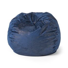 Sky 3 Foot Rounded Bean Bag, Blue with Sparkles B181P163058