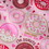 Puff-Puff 3 foot Rounded Bean Bag, Pink Donut Print B181P163062