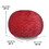 Faux Fur Bean Bag Chair, Red-5ft Cozy and Stretchable Fabric Lounger for Children and Adults with Easy-Clean Cover, Comfortable Faux Fur Seating for Bedrooms, Filled with Shredded and Memory Foam.