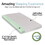 Memory Foam Camping Mattress - 63"x26"x4" Perfect for Outdoor Activities, RVs, Guest Rooms, and Dorms; Foldable, Portable, with Water-Resistant Zipper Cover, CertiPUR-US Certified B181P182829