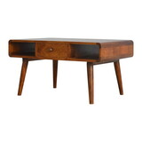 Artisan Furniture Solid Wood Curved Chestnut Coffee Table B182P202447