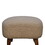 Artisan Furniture Boucle Cream Square Footstool B182P202465
