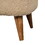 Artisan Furniture Boucle Cream Square Footstool B182P202465