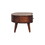 Artisan Furniture Solid Wood Mini Chestnut Wave Coffee Table B182P202515
