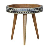 Artisan Furniture Solid Wood Small Dotted End Table B182P202518