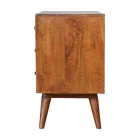 Solid Wood Carved Chestnut Sideboard B182P280819