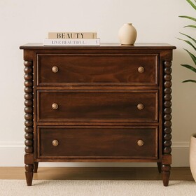 Solid Wood Barclay 3 Drawer Chest B182P391932