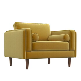 Amber Velvet Lounge Chair B183P167225