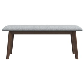 Carlos Fabric Upholstered Solid Wood Bench B183P167264