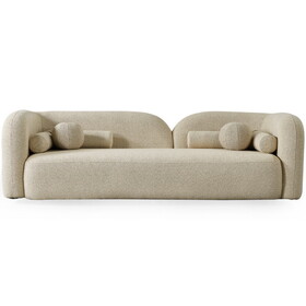 Donna Japandi Style Boucle Sofa B183P167329