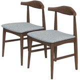 Damian Mid-Century Solid Wood Dining Chair B183P201593