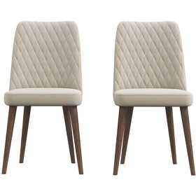 Katie Mid-Century Modern Velvet Dining Chair (Set of 2) B183P201679