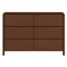 Lionel Mid Century Modern Solid Wood 6-Drawer Dresser B183P201805