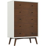 Caroline Mid Century Modern Solid Wood Dresser B183P201830