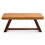 Marley Genuine Leather Bench in Tan B183P201957