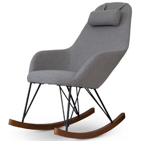 Chloe Mid Century Modern Rocker Livingroom and Bedroom Chair B183P231205