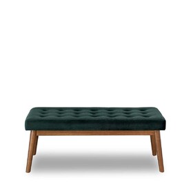 Delilah Modern Bench - Green Velvet B183P301084