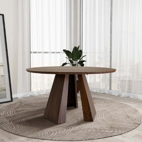Bolton Round Walnut Dining Table B183S00104