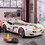 Rally Twin Race Car Bed, White B184S00002