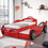 Coupe Twin Race Car Bed w/Trundle, Red B184S00009