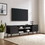 Contemporary 2-Door Minimalist TV Stand for TVs up to 80 inches - Black B185P169003