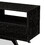 Modern Scandi 3-Door Low Profile TV Stand for TVs up to 80 inches - Black B185P169018