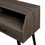Contemporary 2-Drawer Angled Entry Table - Slate Grey