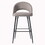 Modern 2-Piece Minimalist Upholstered Bar Stool Set - Mushroom B185P169045