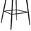 Modern 2-Piece Minimalist Upholstered Bar Stool Set - Mushroom B185P169045