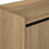 Contemporary Minimalist 2-Door Accent Cabinet - Coastal Oak