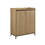 Contemporary Minimalist 2-Door Accent Cabinet - Coastal Oak