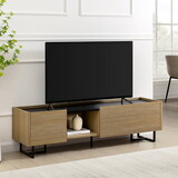 Contemporary Low-Profile TV Stand for TVs up to 65 inches - Coastal Oak B185P169058