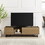 Contemporary Low-Profile TV Stand for TVs up to 65 inches - Coastal Oak B185P169058