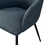 Contemporary Upholstered Woven Fabric Dining Chairs - Indigo Blue